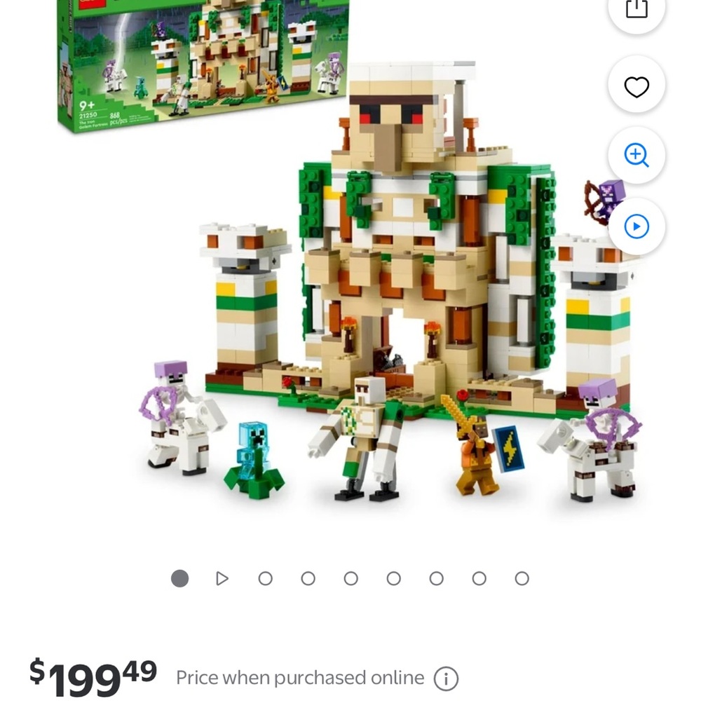 LEGO Minecraft Jungle Temple Adventure Set